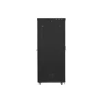 Сървърен шкаф Lanberg rack cabinet 19" free-standing 47U/800x1200 (flat pack) with glass door lcd black v2 2