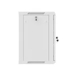 Сървърен шкаф Lanberg rack cabinet 19" wall-mount 12U/600x450 for self-assembly with metal door grey (flat pack) 14