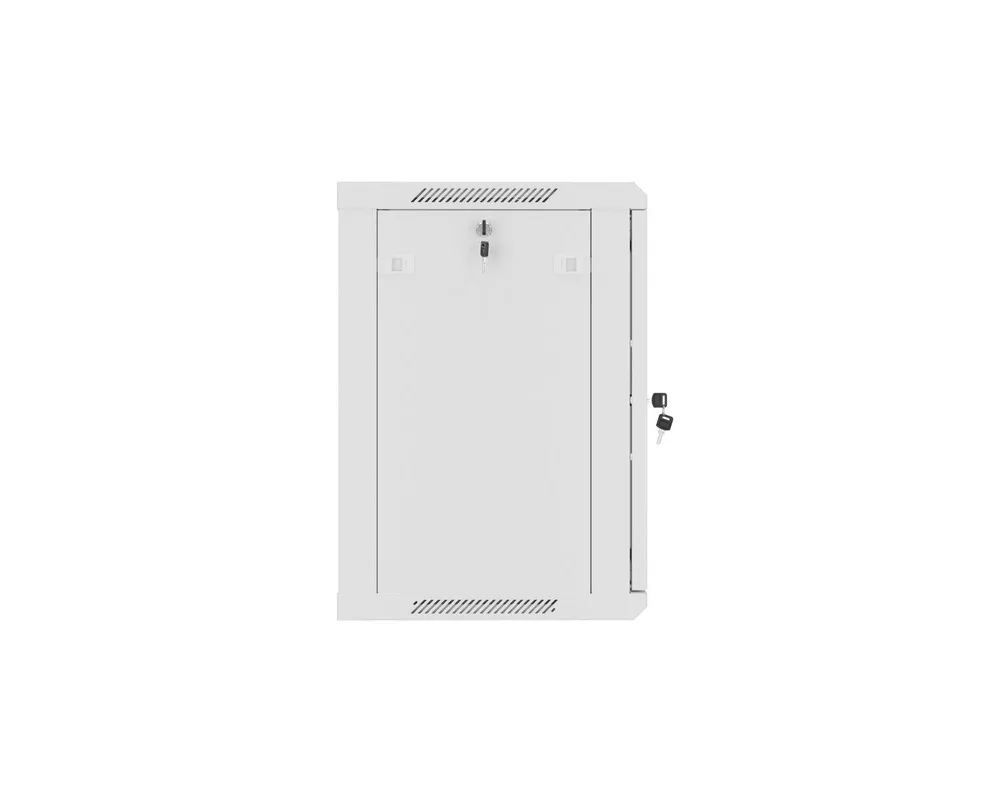 Сървърен шкаф Lanberg rack cabinet 19" wall-mount 12U/600x450 for self-assembly with metal door grey (flat pack) 14