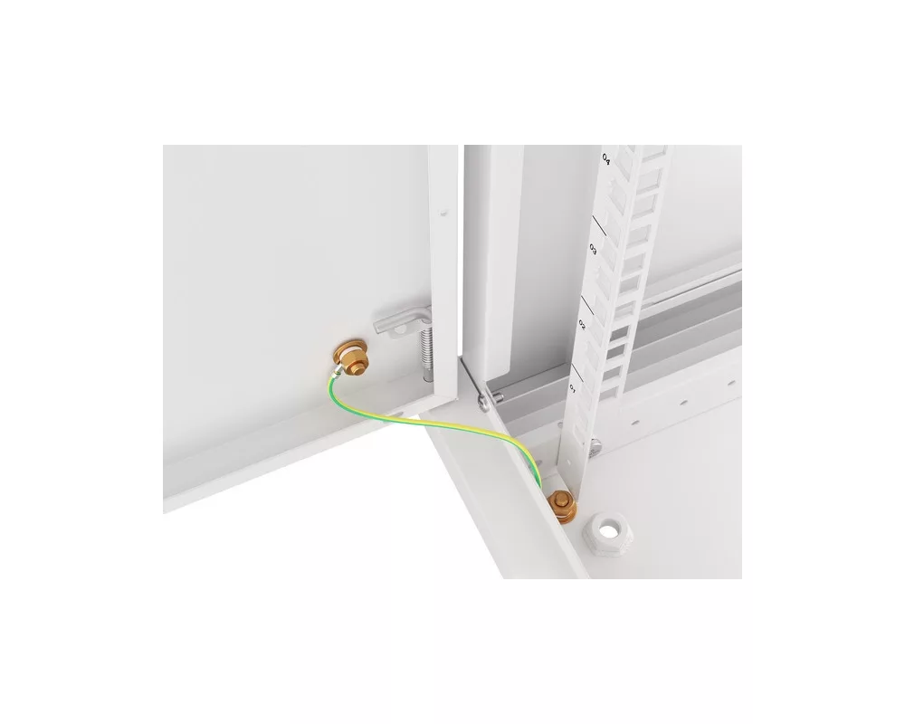 Сървърен шкаф Lanberg rack cabinet 19" wall-mount 12U/600x450 for self-assembly with metal door grey (flat pack) 2
