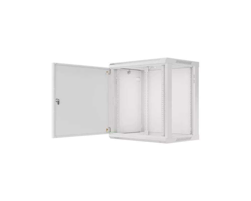 Сървърен шкаф Lanberg rack cabinet 19" wall-mount 12U/600x450 for self-assembly with metal door grey (flat pack) 10
