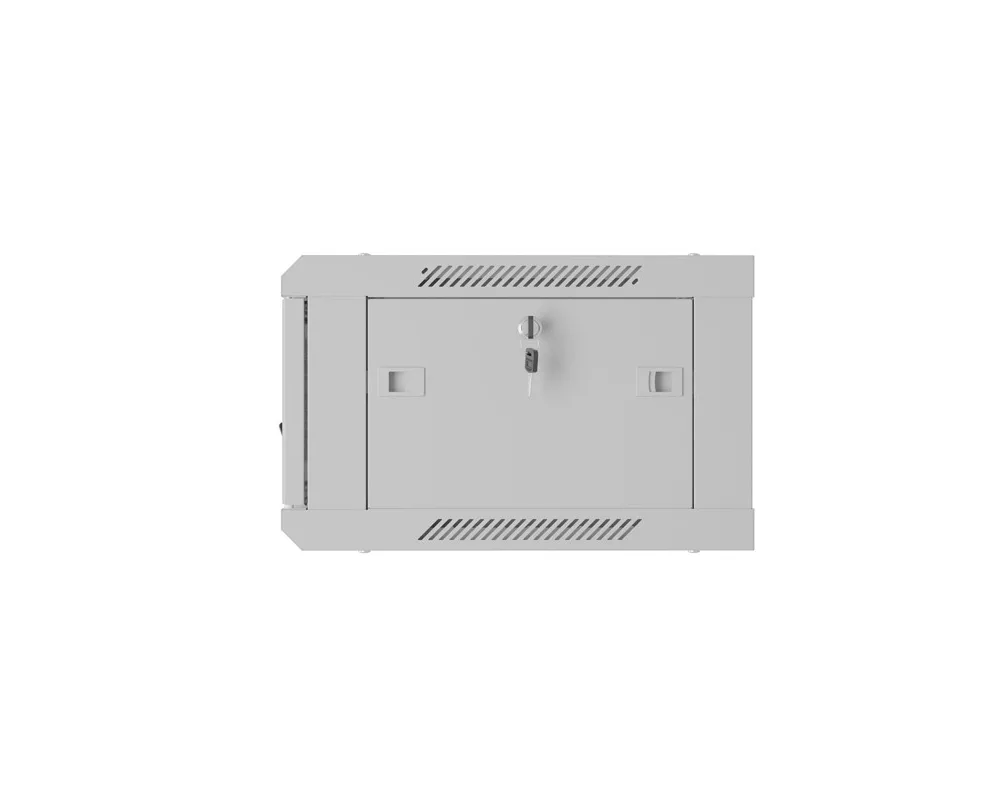 Сървърен шкаф Lanberg rack cabinet 19" wall-mount 4U/600x450 with perforated door grey (flat pack) 11