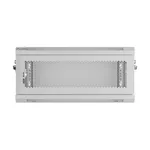 Сървърен шкаф Lanberg rack cabinet 19" wall-mount 4U/600x450 with perforated door grey (flat pack) 9
