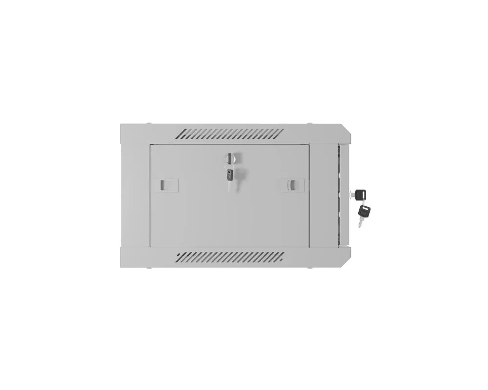 Сървърен шкаф Lanberg rack cabinet 19" wall-mount 4U/600x450 with perforated door grey (flat pack) 10