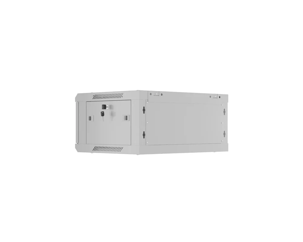 Сървърен шкаф Lanberg rack cabinet 19" wall-mount 4U/600x450 with perforated door grey (flat pack) 7