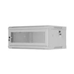 Сървърен шкаф Lanberg rack cabinet 19" wall-mount 4U/600x450 with perforated door grey (flat pack) 2