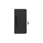 Сървърен шкаф Lanberg rack cabinet 19" wall-mount 4U+3u/540x200 low-profile black (assembled) 10