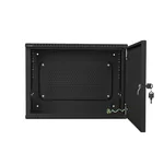 Сървърен шкаф Lanberg rack cabinet 19" wall-mount 4U+3u/540x200 low-profile black (assembled) 14