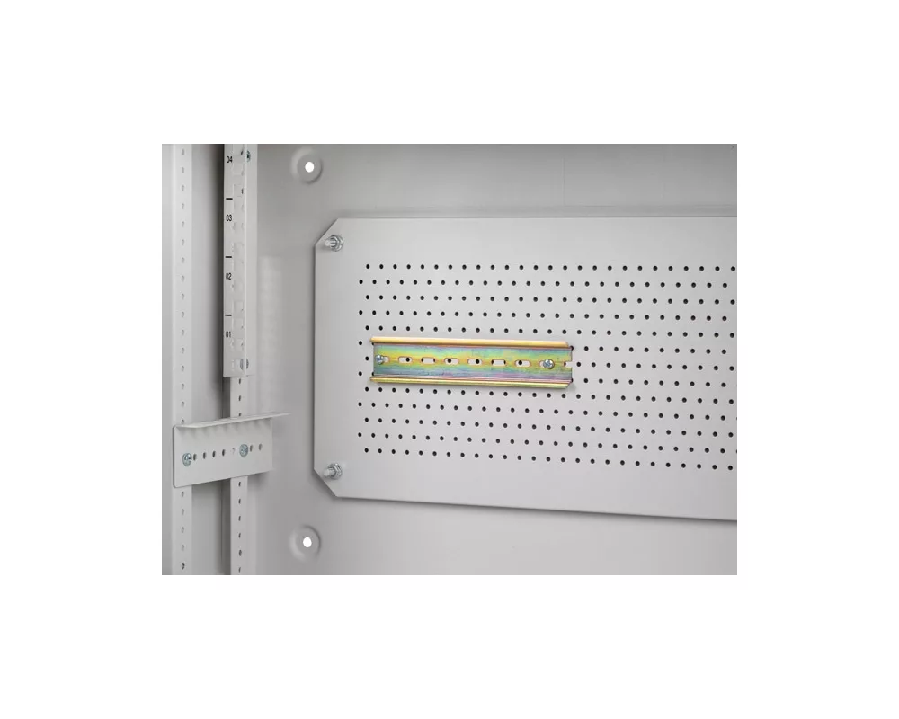 Сървърен шкаф Lanberg rack cabinet 19" wall-mount 4U+3u/540x200 low-profile grey (assembled) 5