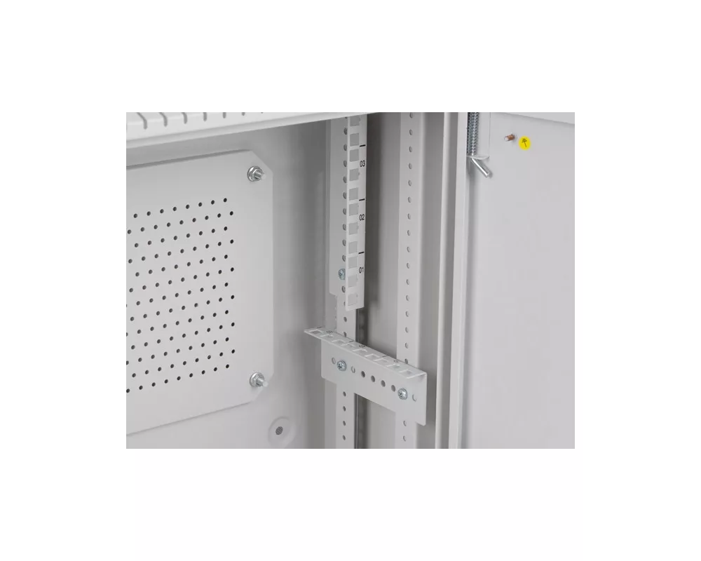 Сървърен шкаф Lanberg rack cabinet 19" wall-mount 4U+3u/540x200 low-profile grey (assembled) 9
