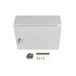 Сървърен шкаф Lanberg rack cabinet 19" wall-mount 4U+3u/540x200 low-profile grey (assembled) 16