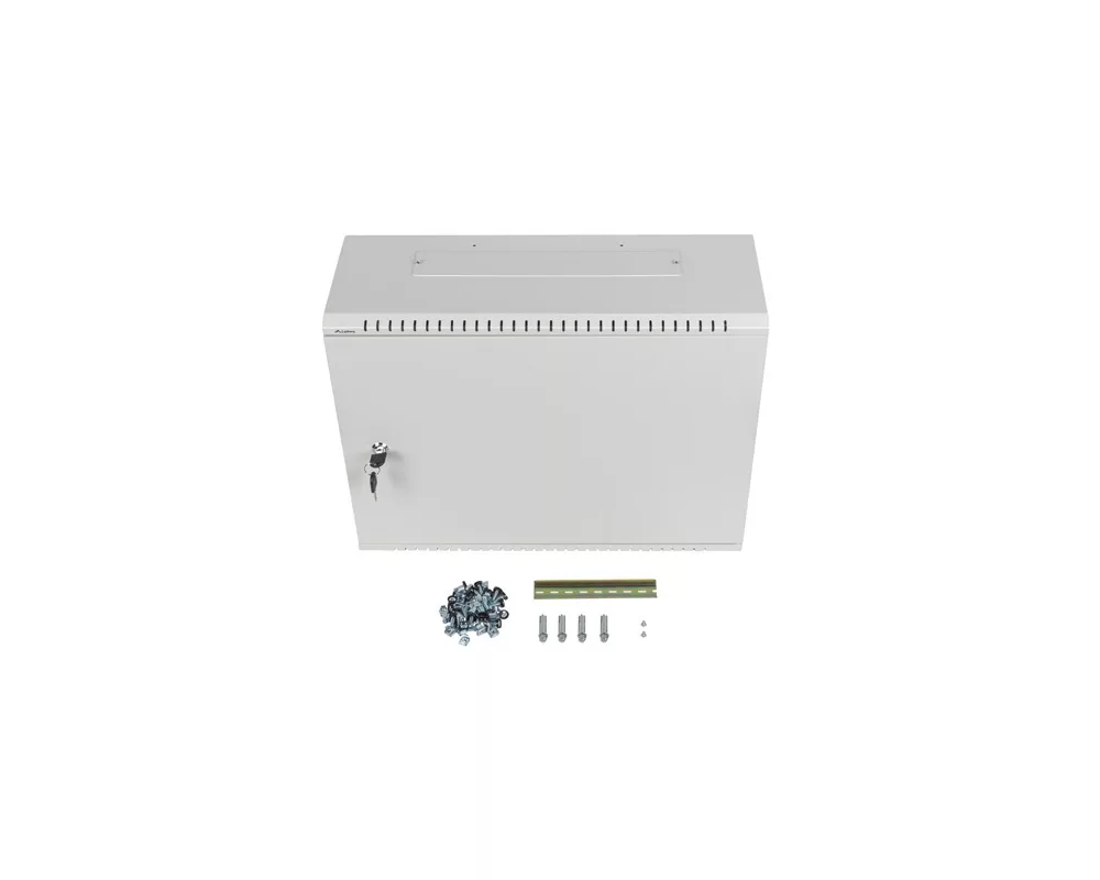 Сървърен шкаф Lanberg rack cabinet 19" wall-mount 4U+3u/540x200 low-profile grey (assembled) 16