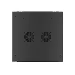 Сървърен шкаф Lanberg rack cabinet 19" wall-mount 6U/600x600 for self-assembly with metal door black (flat pack) 9