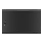 Сървърен шкаф Lanberg rack cabinet 19" wall-mount 6U/600x600 for self-assembly with metal door black (flat pack) 7