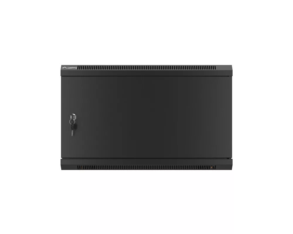 Сървърен шкаф Lanberg rack cabinet 19" wall-mount 6U/600x600 for self-assembly with metal door black (flat pack) 7
