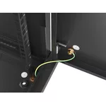 Сървърен шкаф Lanberg rack cabinet 19" wall-mount 6U/600x600 for self-assembly with metal door black (flat pack) 4