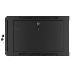 Сървърен шкаф Lanberg rack cabinet 19" wall-mount 6U/600x600 for self-assembly with metal door black (flat pack) 8