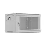 <span>Сървърен шкаф</span> Lanberg rack cabinet 19" wall-mount 6U/600x450 with perforated door grey (flat pack) <span class='catalog-num-in-name'>WF01-6406-23S</span> - 