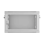 Сървърен шкаф Lanberg rack cabinet 19" wall-mount 6U/600x450 with perforated door grey (flat pack) 11