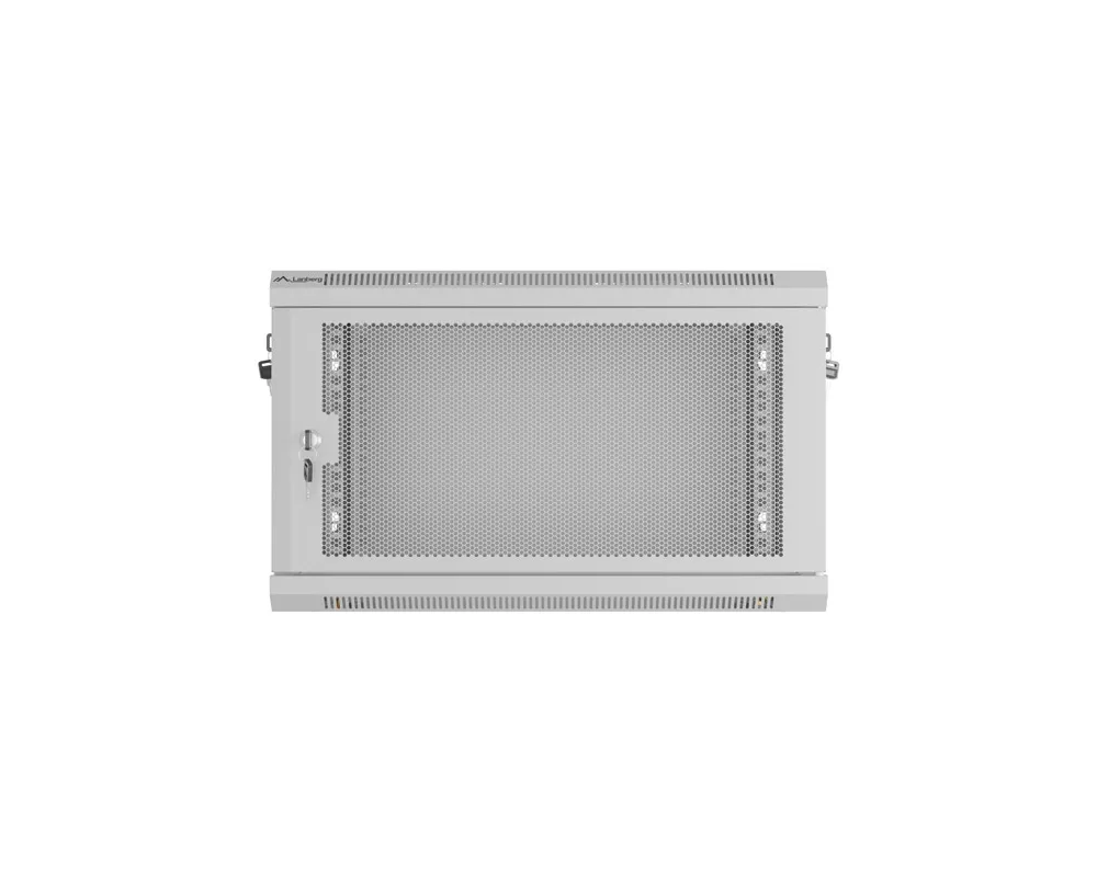 Сървърен шкаф Lanberg rack cabinet 19" wall-mount 6U/600x450 with perforated door grey (flat pack) 11
