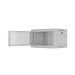 Сървърен шкаф Lanberg rack cabinet 19" wall-mount 6U/600x450 with perforated door grey (flat pack) 4
