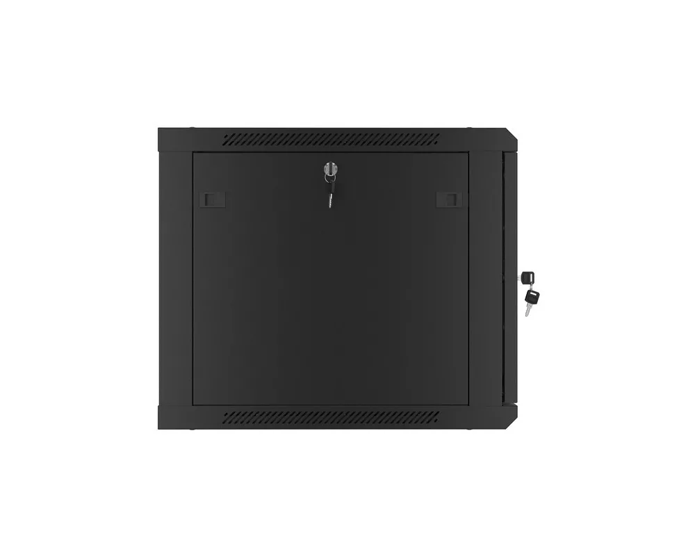 Сървърен шкаф Lanberg rack cabinet 19" wall-mount 9U/600x600 for self-assembly with metal door black (flat pack) 6