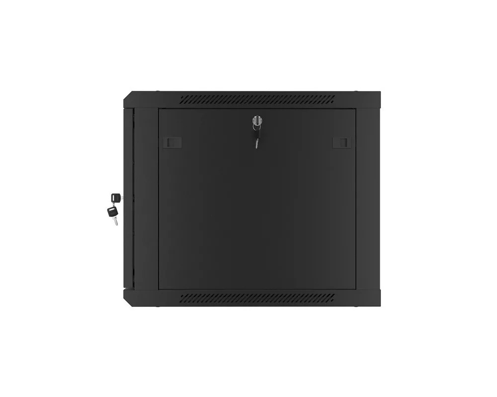 Сървърен шкаф Lanberg rack cabinet 19" wall-mount 9U/600x600 for self-assembly with metal door black (flat pack) 2