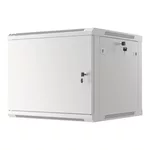 Сървърен шкаф Lanberg rack cabinet 19" wall-mount 9U/600x600 for self-assembly with metal door grey (flat pack) 3