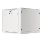 Сървърен шкаф Lanberg rack cabinet 19" wall-mount 9U/600x600 for self-assembly with metal door grey (flat pack) 9