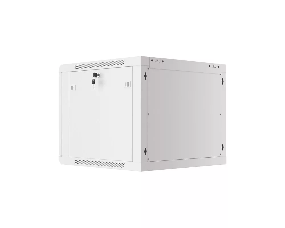 Сървърен шкаф Lanberg rack cabinet 19" wall-mount 9U/600x600 for self-assembly with metal door grey (flat pack) 9