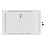 Сървърен шкаф Lanberg rack cabinet 19" wall-mount 6U/600x600 for self-assembly with metal door grey (flat pack) 14