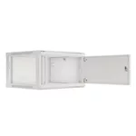 Сървърен шкаф Lanberg rack cabinet 19" wall-mount 6U/600x600 for self-assembly with metal door grey (flat pack) 9