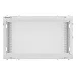Сървърен шкаф Lanberg rack cabinet 19" wall-mount 6U/600x600 for self-assembly with metal door grey (flat pack) 7