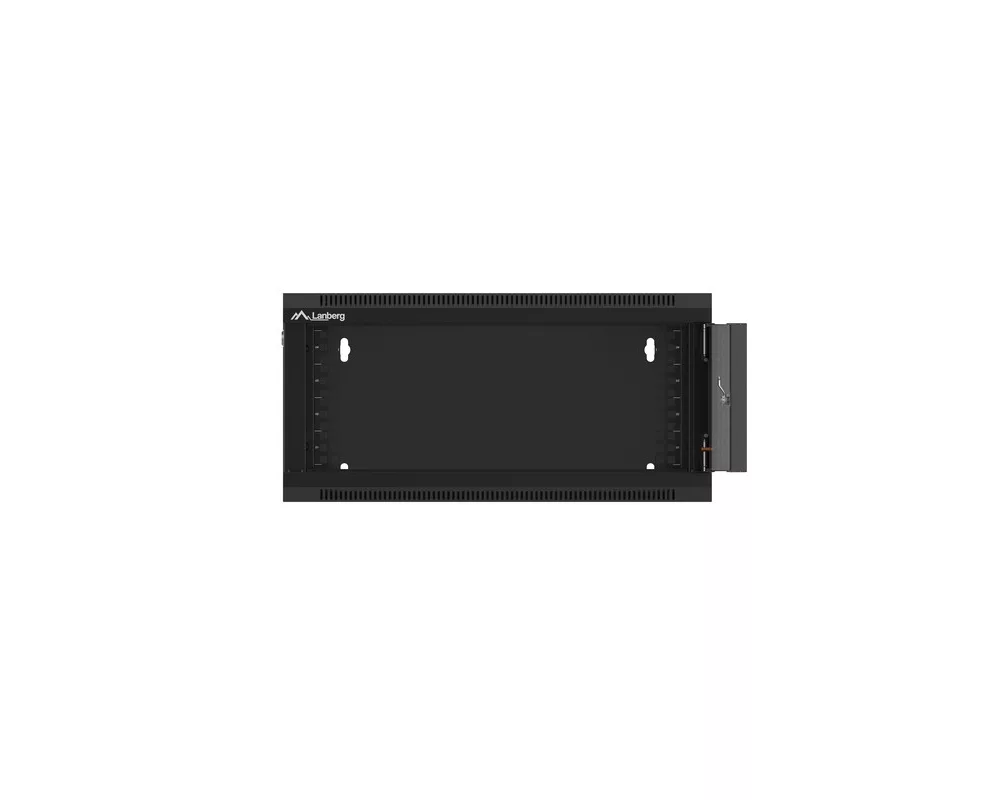 Сървърен шкаф Lanberg rack cabinet 19" wall-mounted 4U 600 fast assembly (flat pack) black 6