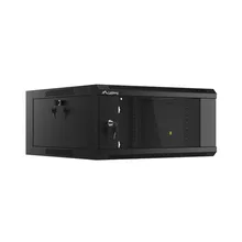  Lanberg rack cabinet 19" wall-mounted 4U 600 fast assembly (flat pack) black 902832 WFFA-5604-10B на топ цена - PIC.bg