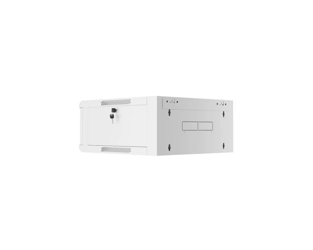 Сървърен шкаф Lanberg rack cabinet 19" wall-mounted 4U 600 fast assembly (flat pack) grey 11