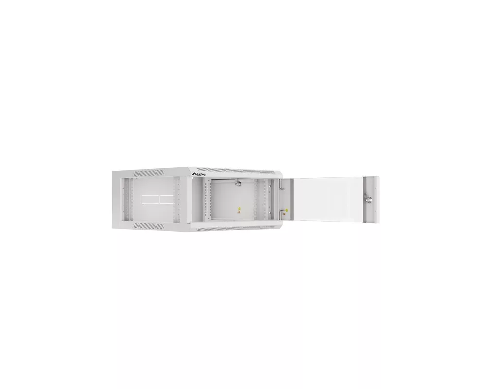 Сървърен шкаф Lanberg rack cabinet 19" wall-mounted 4U 600 fast assembly (flat pack) grey 4