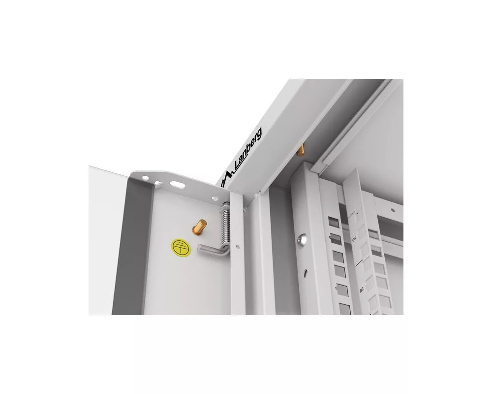 Сървърен шкаф Lanberg rack cabinet 19" wall-mounted 4U 600 fast assembly (flat pack) grey 12