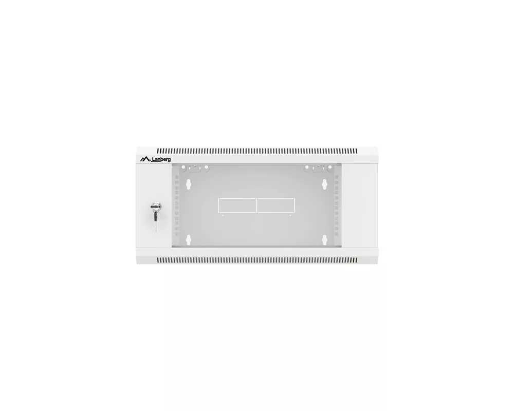 Сървърен шкаф Lanberg rack cabinet 19" wall-mounted 4U 600 fast assembly (flat pack) grey 10
