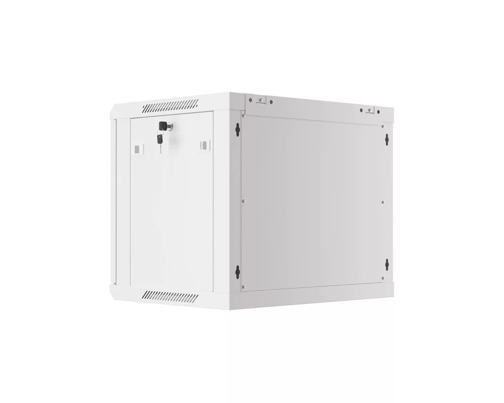 Сървърен шкаф Lanberg rack cabinet 19" wall-mount 9U/600x450 for self-assembly with metal door grey (flat pack) 7