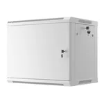 Сървърен шкаф Lanberg rack cabinet 19" wall-mount 9U/600x450 for self-assembly with metal door grey (flat pack) 2