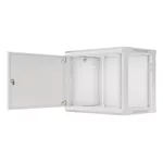 Сървърен шкаф Lanberg rack cabinet 19" wall-mount 9U/600x450 for self-assembly with metal door grey (flat pack) 3