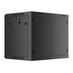 Сървърен шкаф Lanberg rack cabinet 19" wall-mount 9U/600x450 for self-assembly with metal door  black (flat pack) 8