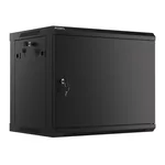 <span>Сървърен шкаф</span> Lanberg rack cabinet 19" wall-mount 9U/600x450 for self-assembly with metal door  black (flat pack) <span class='catalog-num-in-name'>WF01-6409-00B</span> - 