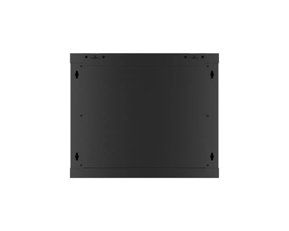 Сървърен шкаф Lanberg rack cabinet 19" wall-mount 9U/600x450 for self-assembly with metal door  black (flat pack) 9
