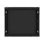 Сървърен шкаф Lanberg rack cabinet 19" wall-mount 9U/600x450 for self-assembly with metal door  black (flat pack) 14