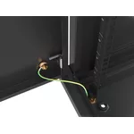 Сървърен шкаф Lanberg rack cabinet 19" wall-mount 9U/600x450 for self-assembly with metal door  black (flat pack) 6