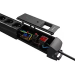 Разклонител Lanberg Surge Protector SP1 5M 5 x French Outlets Black 4