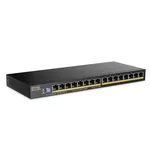 Switch (Комутатор) ZyXEL GS1100-16EPS Slimline PoE+ 135W 16 port Gigabit - DIP selector Unmanaged Switch 2