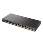 <span>Switch (Комутатор)</span> ZyXEL GS1100-16EPS Slimline PoE+ 135W 16 port Gigabit - DIP selector Unmanaged Switch <span class='catalog-num-in-name'>GS1100-16EPS-EU0101F</span> - 